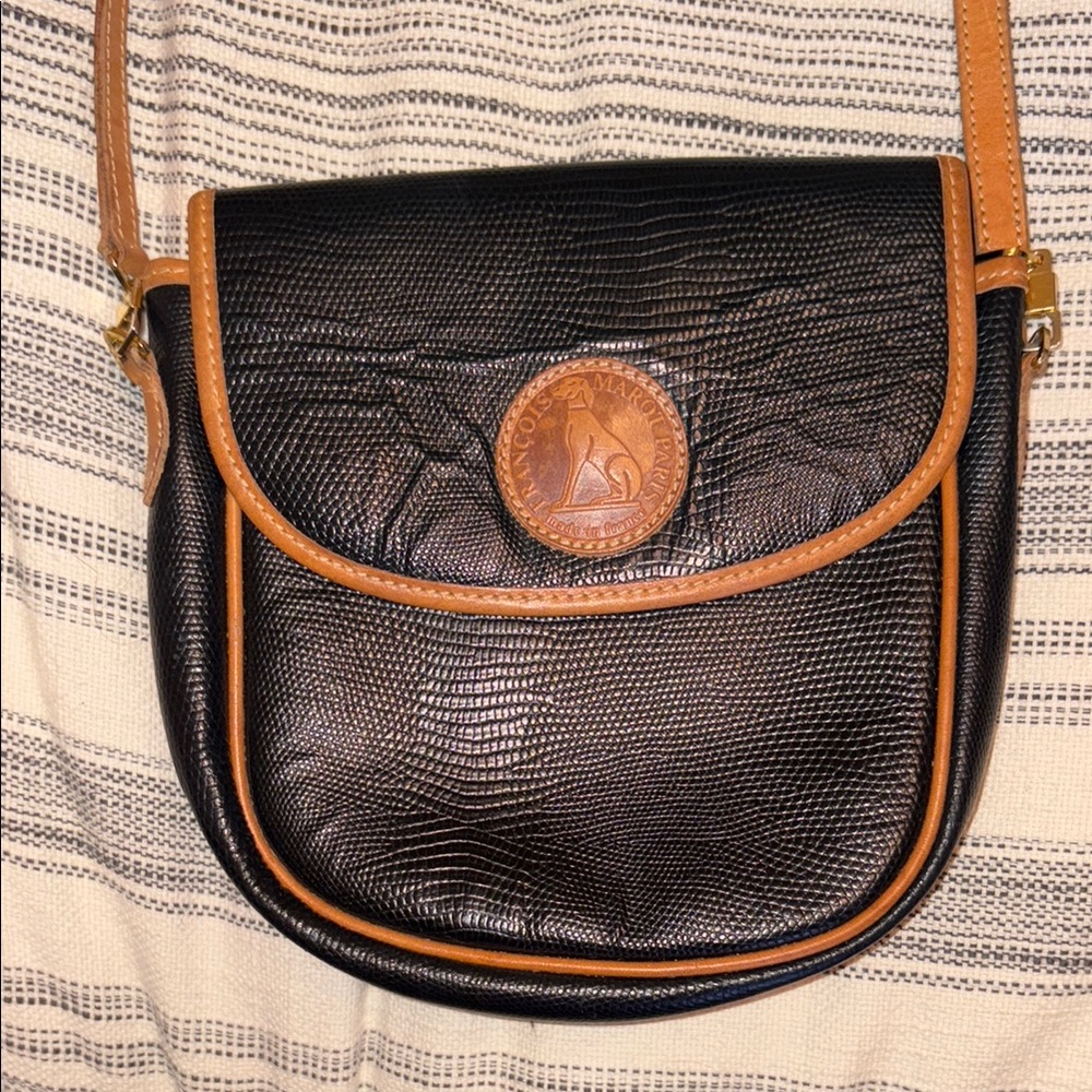 François Marot Paris Leather Shoulder Purse in GREAT CONDITION